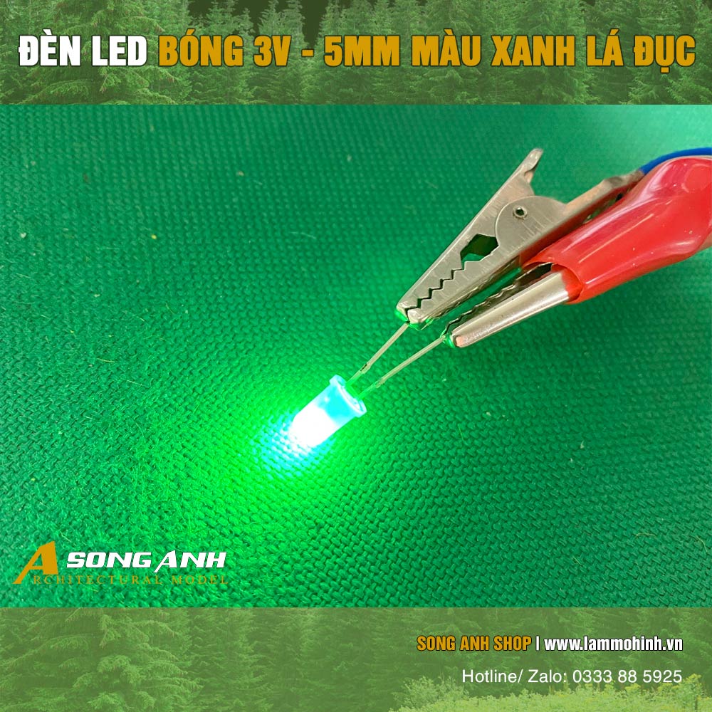 Đèn LED bóng 3Vol 3mm | Nhiều màu ( 1 bịch 20 bóng )