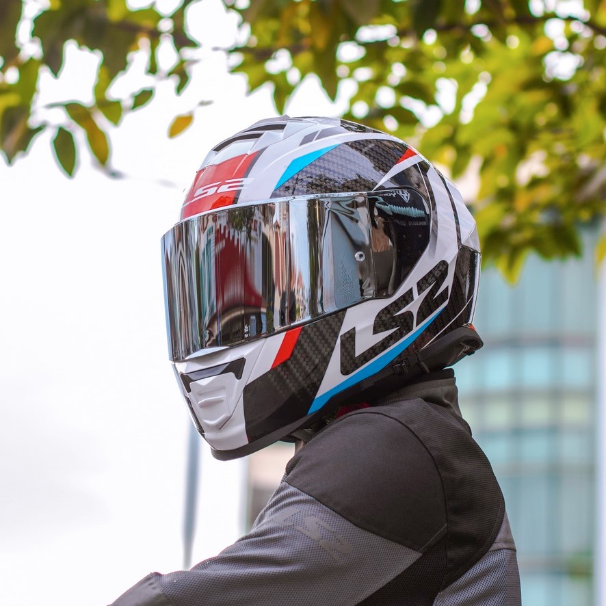 [TẶNG PINLOCK] Mũ Bảo Hiểm Fullface LS2 FF800 STORM RACER – 2 Kính