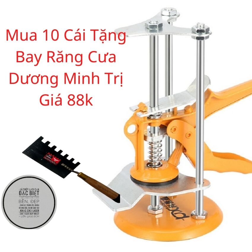 Combo 10 chân kích nâng gạch ốp tường [Tặng kèm bay Răng cưa dương minh]- con đội ốp gạch