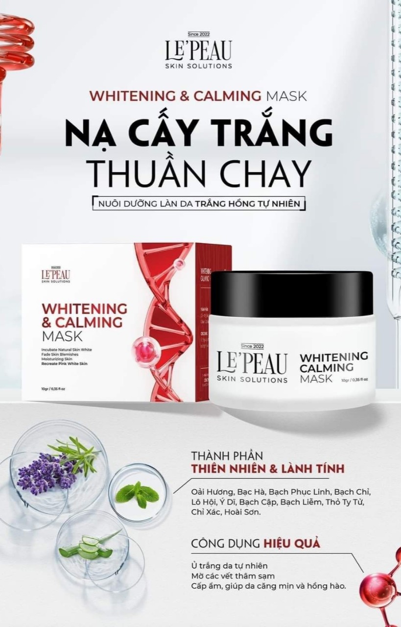 Nạ cấy trắng dưỡng trắng da lành tính