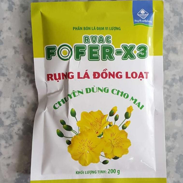 rụng lá mai fofer x3