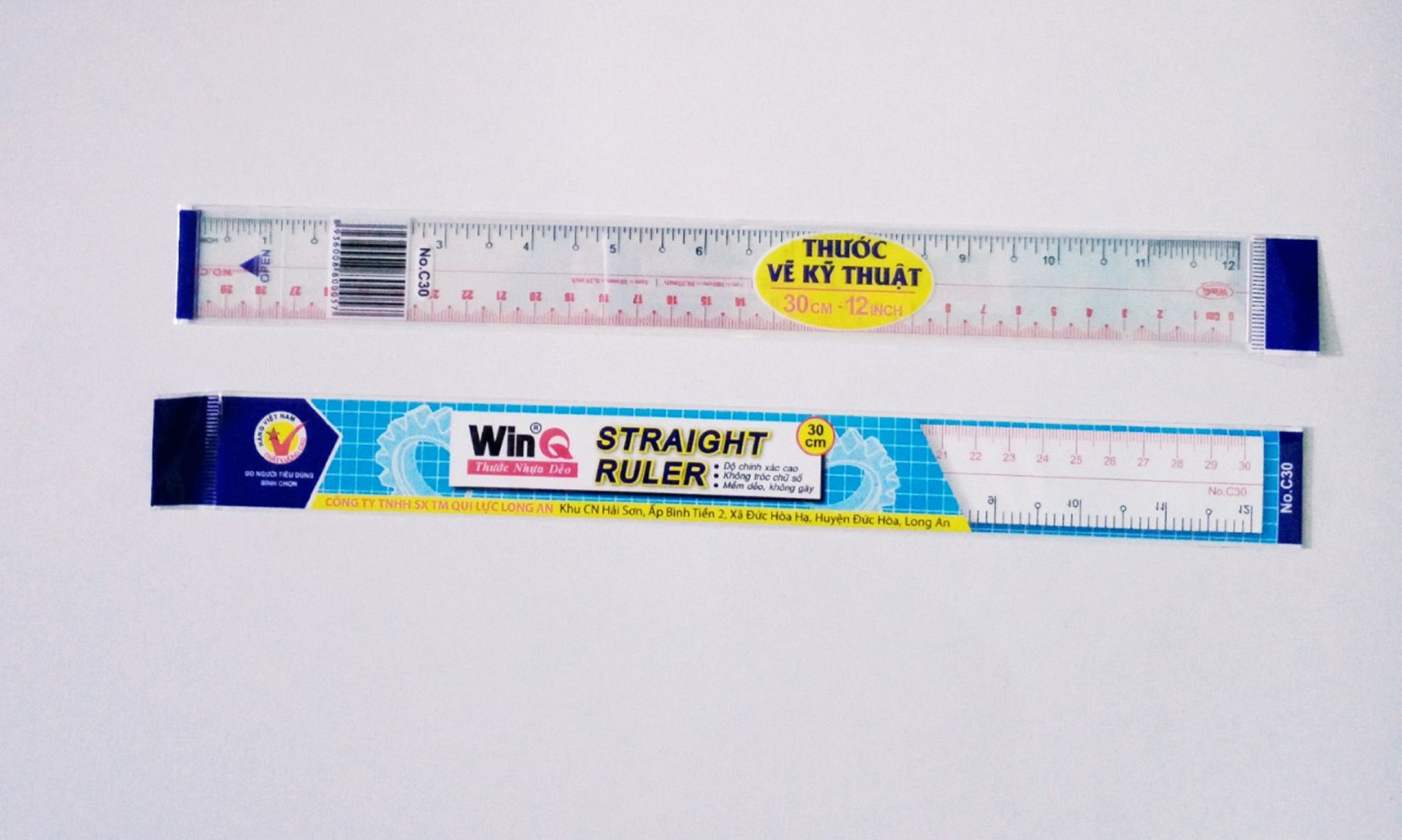 Thước dẻo WinQ 15cm/20cm/30cm VPP Làn Gió Mới