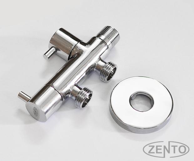 Van góc 2 đầu ra Angle Valve Dual Outlet ZT972