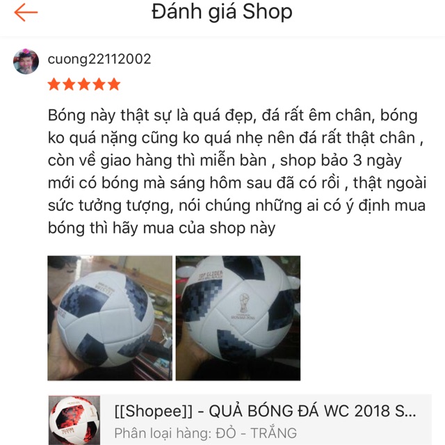 Quả Bóng Đá Động Lực Wc2018 (Nhiều Màu) - ĐEN