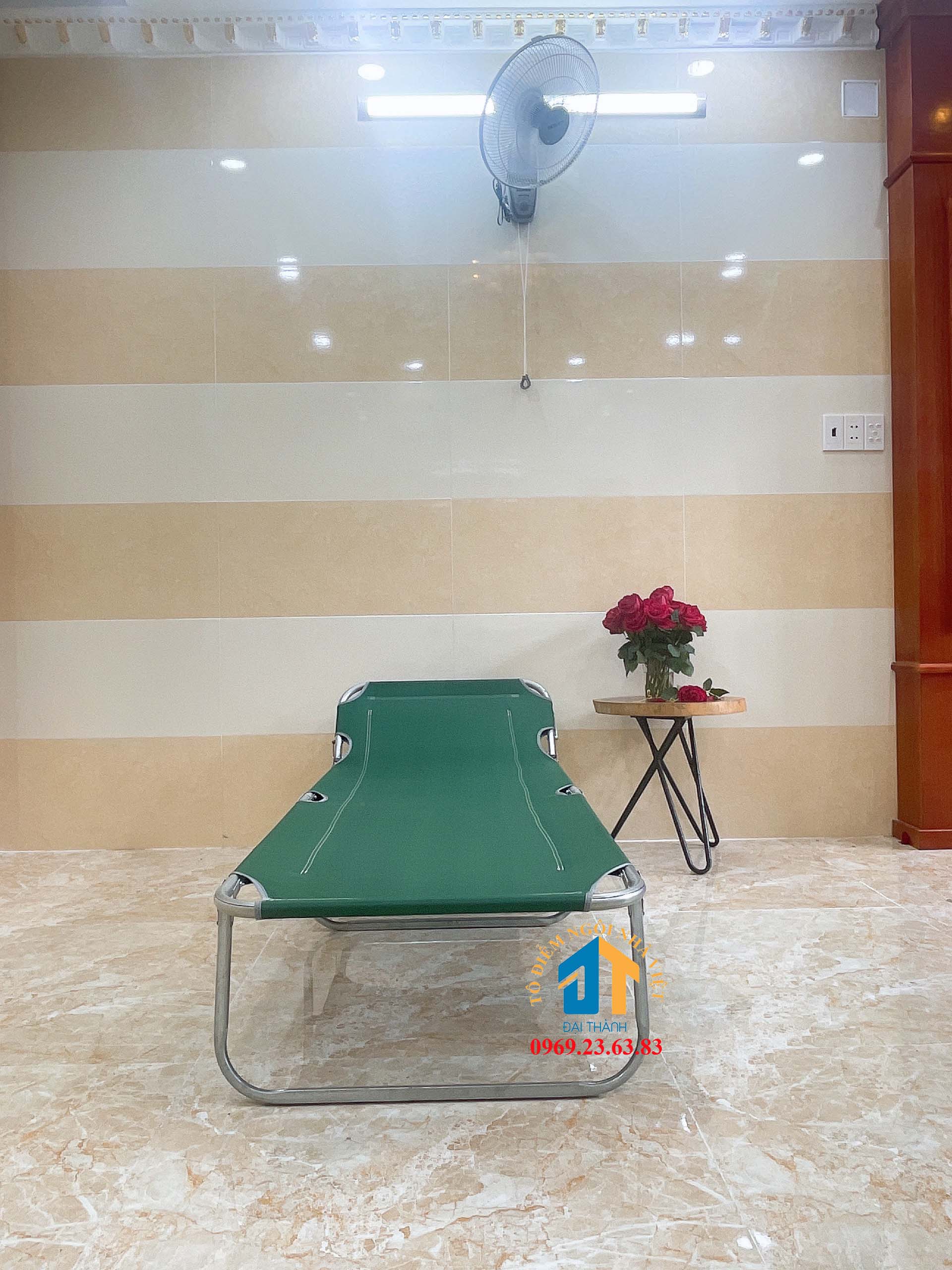 Giường xếp ghế bố mẫu mới nhất màu nâu- MM01N