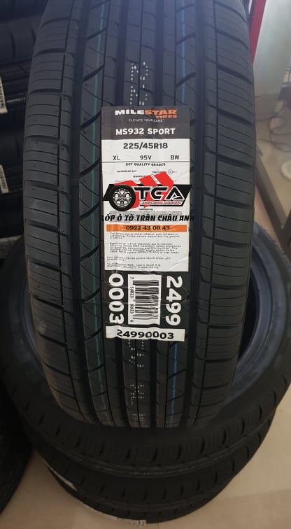 Lốp MILESTAR 225/45R18