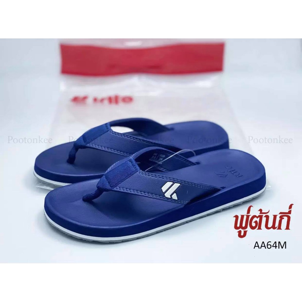 [KITO]Dép Kẹp Nam AA64m แท้จริง Kito Thái Lan (Size 40-43)