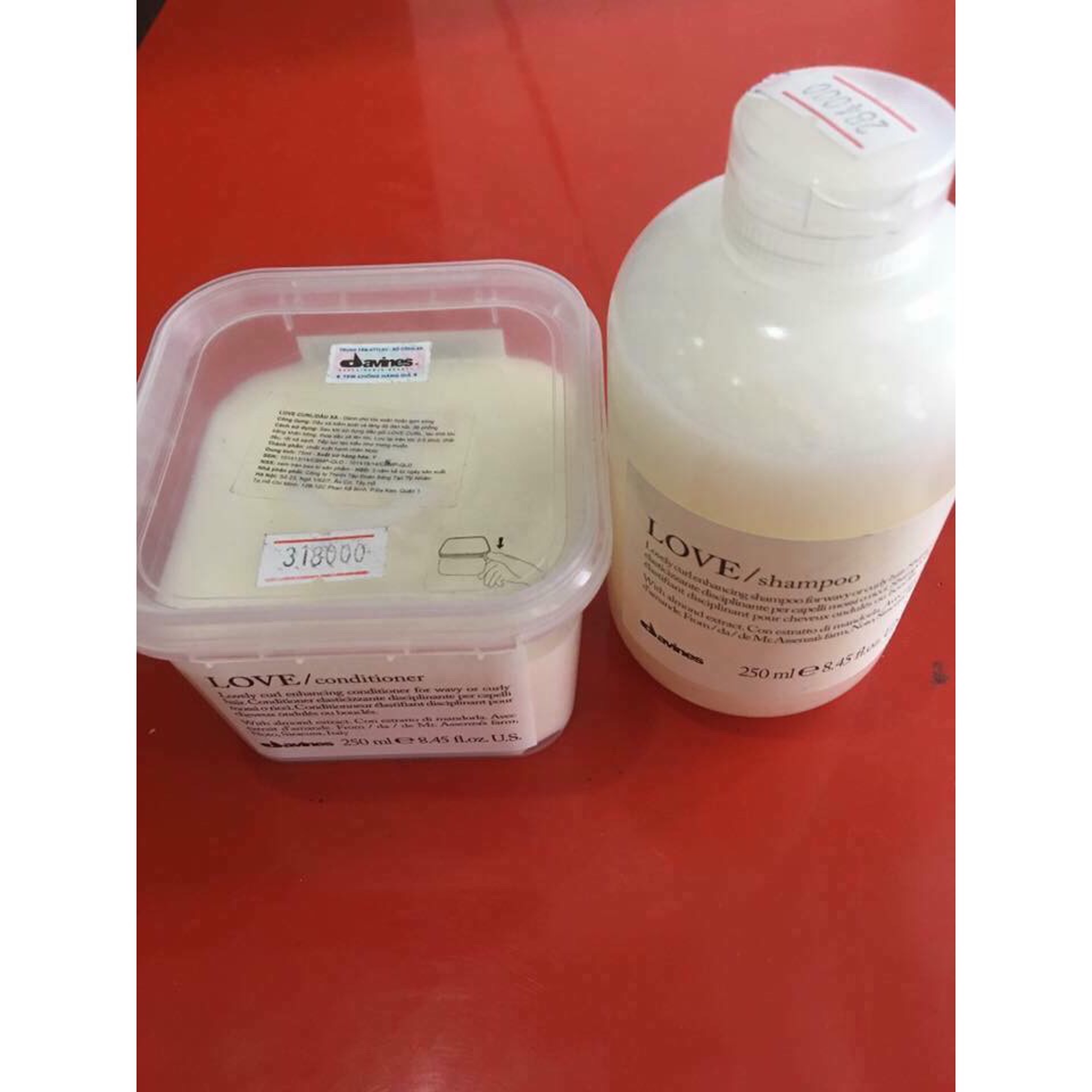 [HCM]Dầu Gội Và Xả Cho Tóc Uốn DAVINES Love Curl 250mlx2