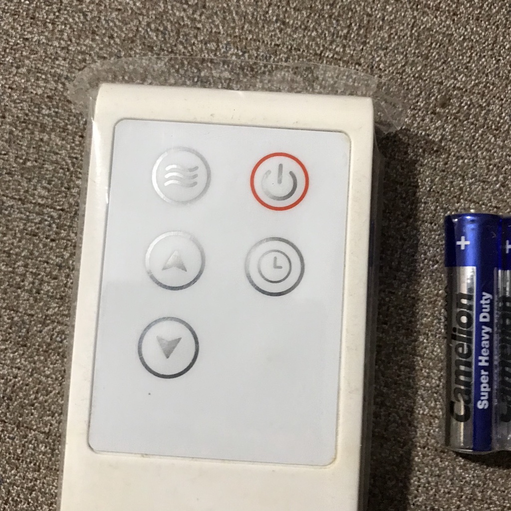 Remote điều khiển quạt midea màu trắng hàng zin