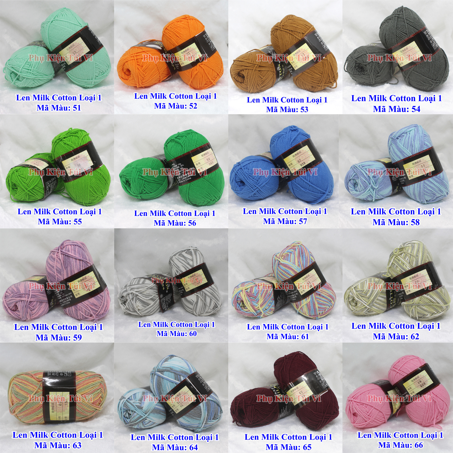 Len Milk Cotton Loại 1 (70k/1 cuộn)