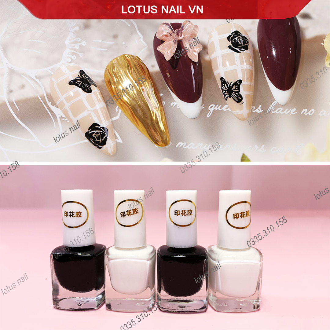 Mực in con dấu, sơn in móng tay tự khô