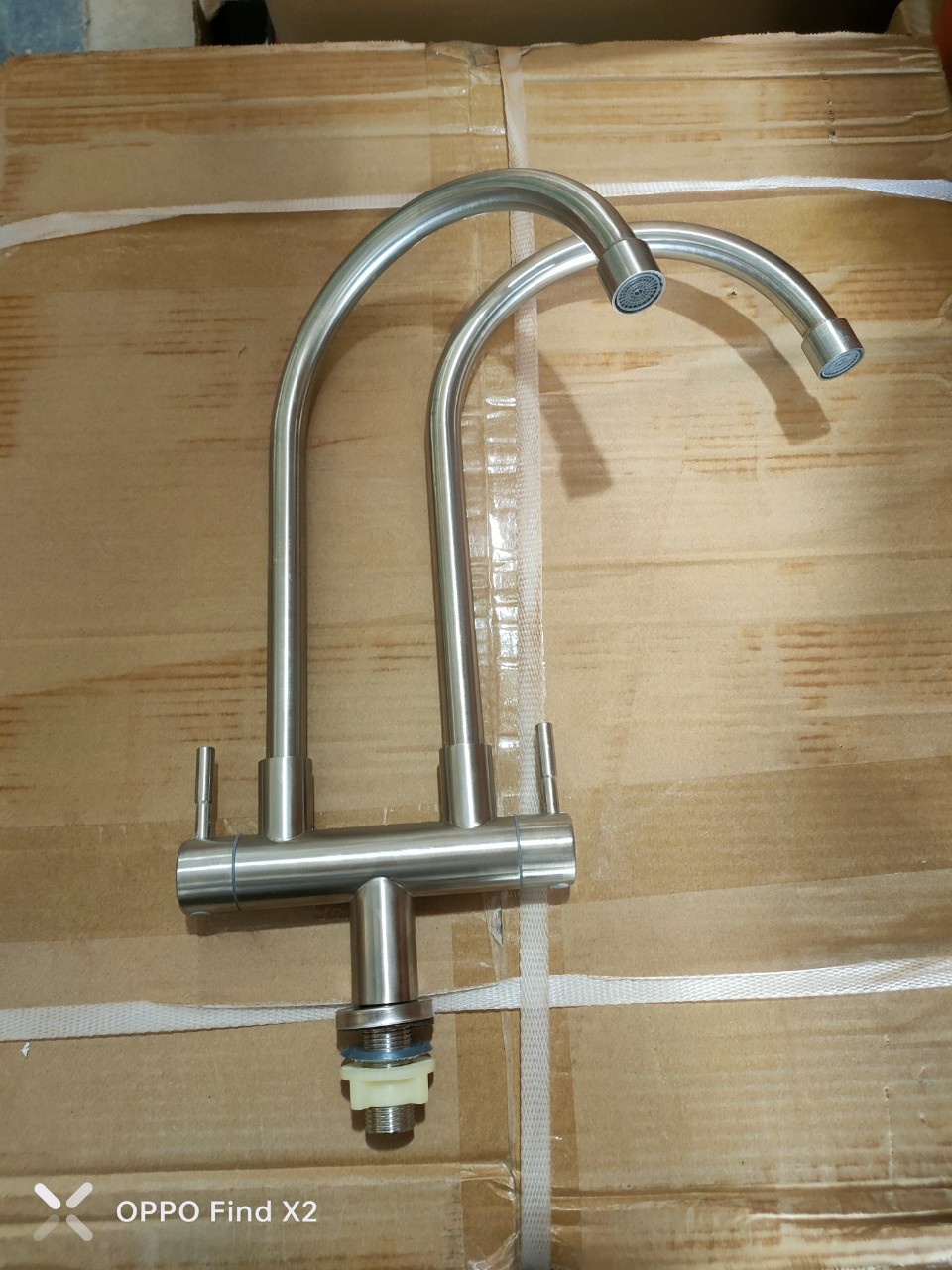 Vòi rửa chén Vòi rửa bát đôi inox 304 Lạnh