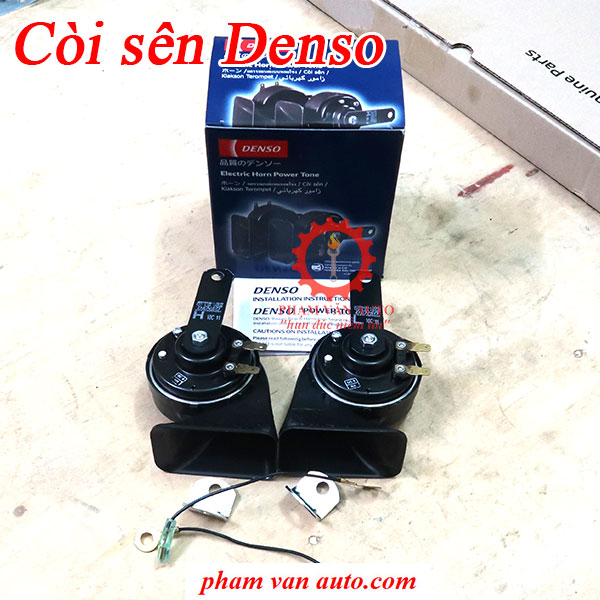 Còi sên denso chính hãng 12v - còi sò sử dụng cho xe máy đến ô tô 16 chỗ