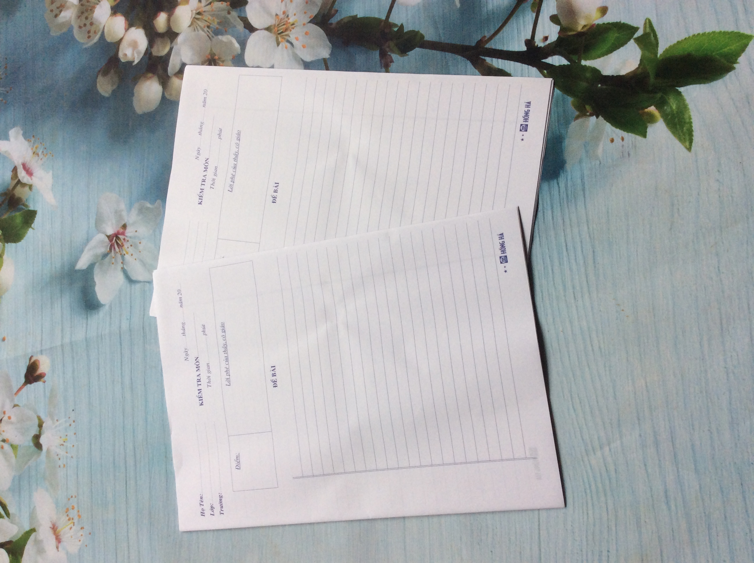 1 Túi Giấy kiểm tra cấp 1,cấp 2 HH ( 1 Túi = 10 Tập )