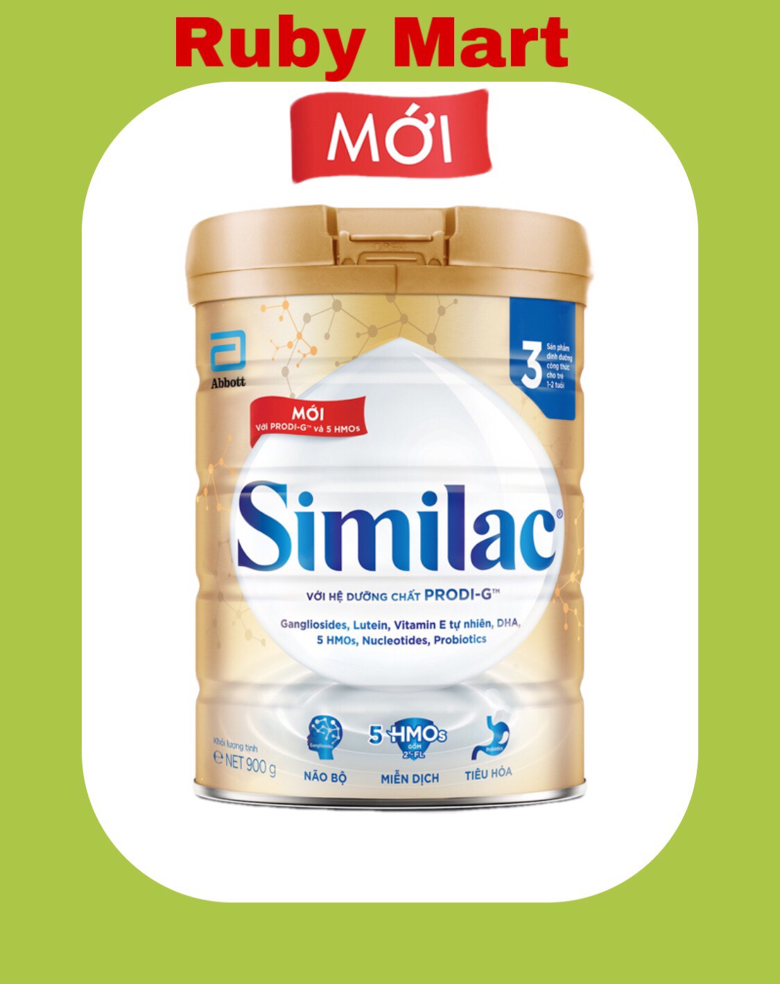 Sữa Similac 5G số 3 900g 1-2 tuổi