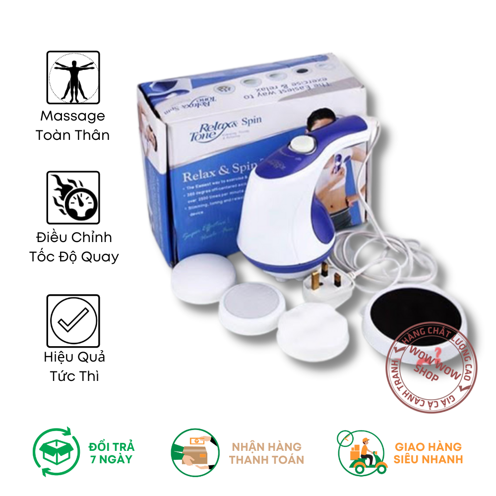 [HCM]Máy massage cầm tay Relax Spin Tone A781
