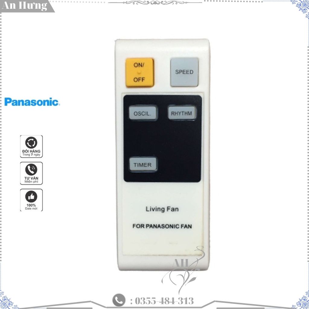 Remote điều khiển quạt Panasonic (sử dụng cho Quạt cây, quạt treo tường)