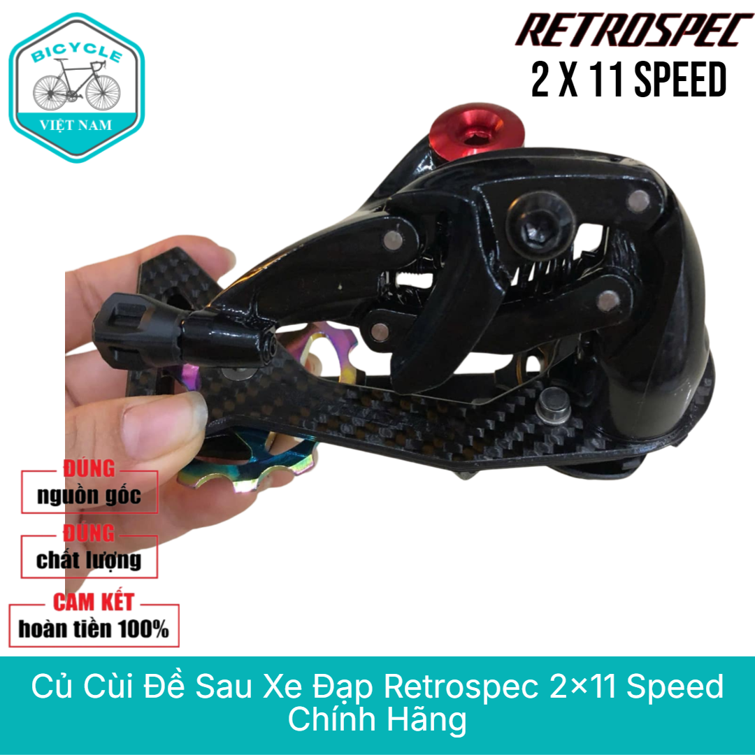 Củ Cùi Đề Sau Xe Đạp Retrospec 2x11 Speed – Chính Hãng, Vận Hành Mượt Mà