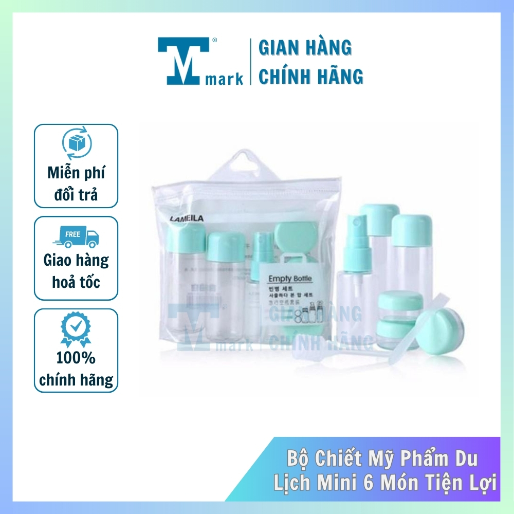 [HCM]Bộ Chiết Mỹ Phẩm Du Lịch 5 Món kèm túi Zip