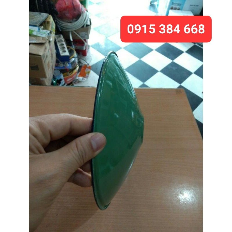 Chao đèn thả tráng men theo phong cách cổ điển (kèm đui E27, kèm dây thả+đui E27+đế bắt trần)