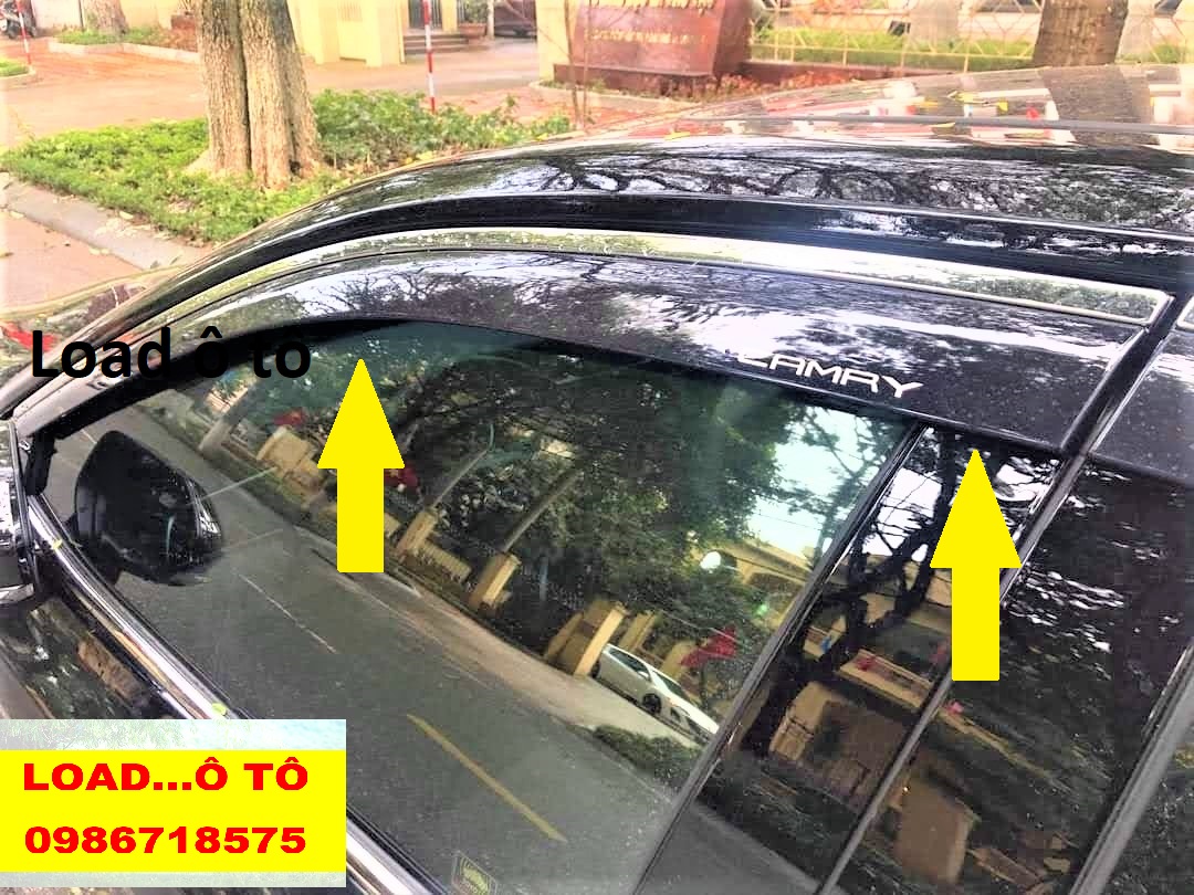 Vè che mưa toyota camry 2022-2019 mẫu vè chỉ inox cao cấp