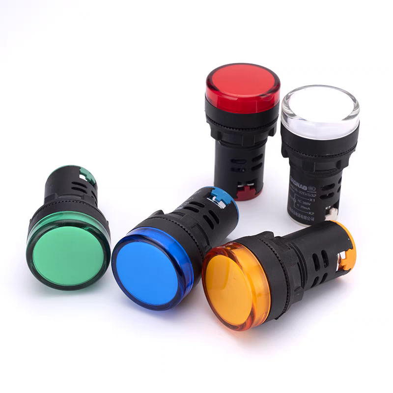 Đèn báo pha - báo nguồn - phi 22mm- điện áp 24v-220v