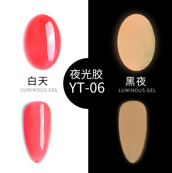 [HCM]Sơn gel AS - màu dạ quang phát sáng mã YT
