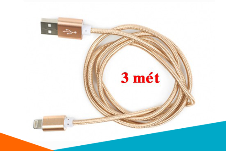Dây sạc điện thoại .Cáp sạc Samsung Micro USB dài 3m
