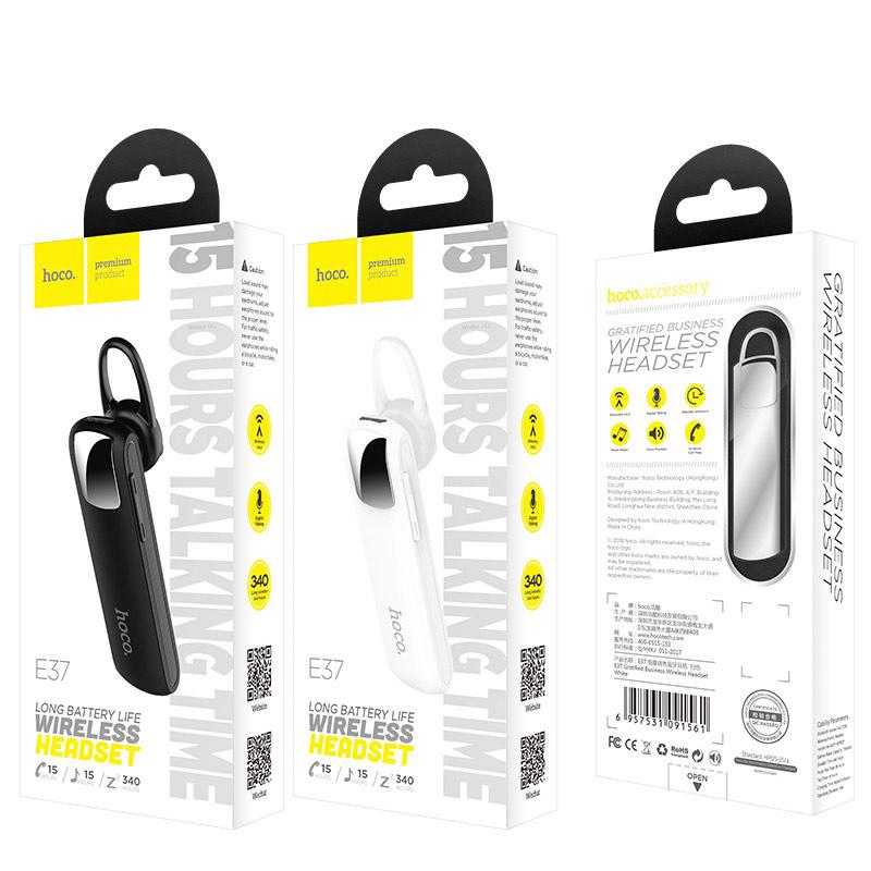 Tai nghe bluetooth Hoco E37 Gratified business V4.1 (Pin cực khủng 15h đàm thoại) Nhat Tin Authorised Store