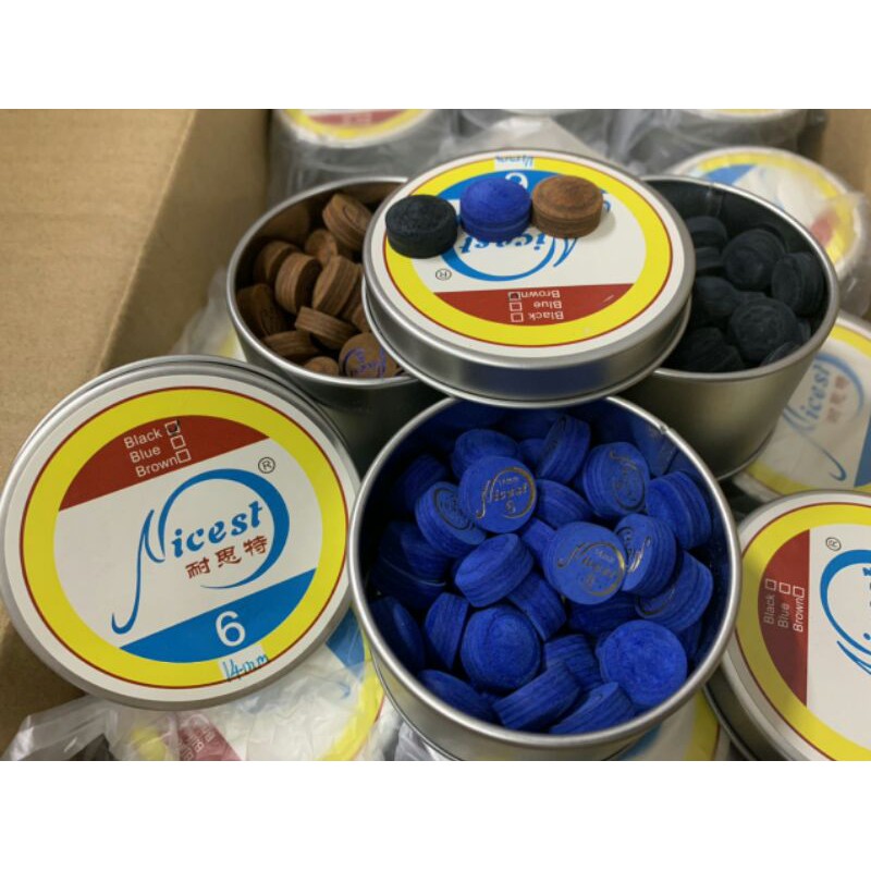 Đầu Tẩy Cơ Bida (Đầu Cơ Bida) Nice - Đầu Tẩy Mềm Cao Cấp (Kèm Video Hướng Dẫn Dán Đầu Và Kính)