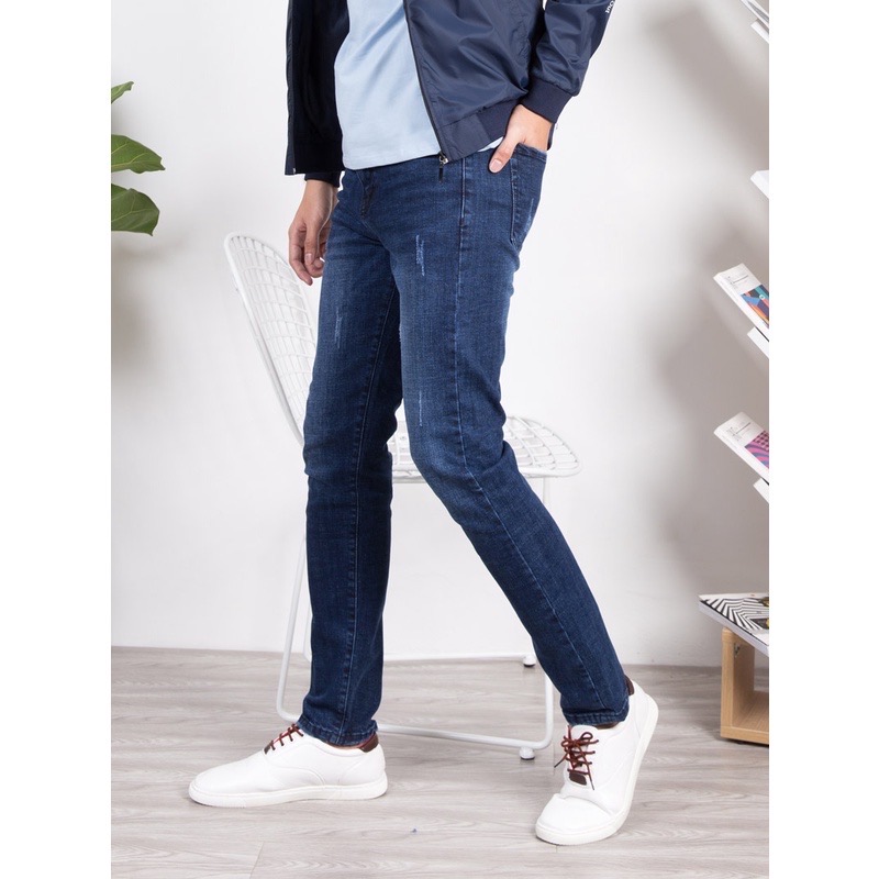 Quần jeans dài nam co giãn cao cấp