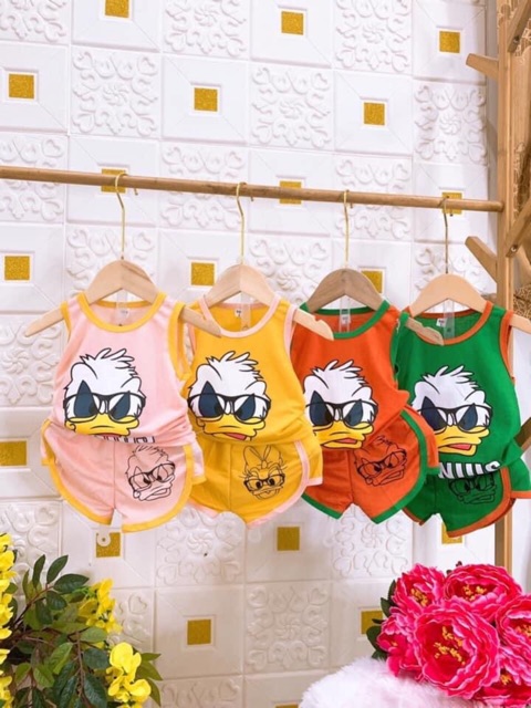 Bộ Đũi Ba Lỗ Đũi Hàn Cho Bé (Mẫu Hót )