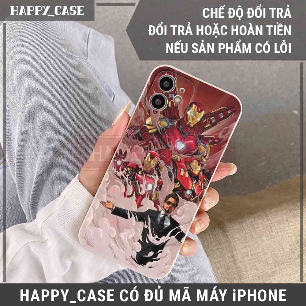 Ốp iPhone HR085 Hình Dàn Sắt Man Chống Sốc iPhone Happy Case