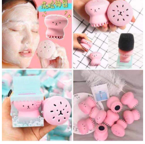 Cọ Rửa Mặt Bạch Tuộc (Nhiều màu)