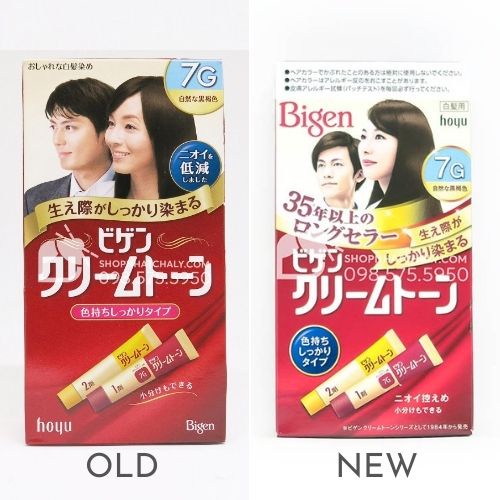 Thuốc nhuộm tóc Bigen phủ bạc đủ màu Nhật Bản