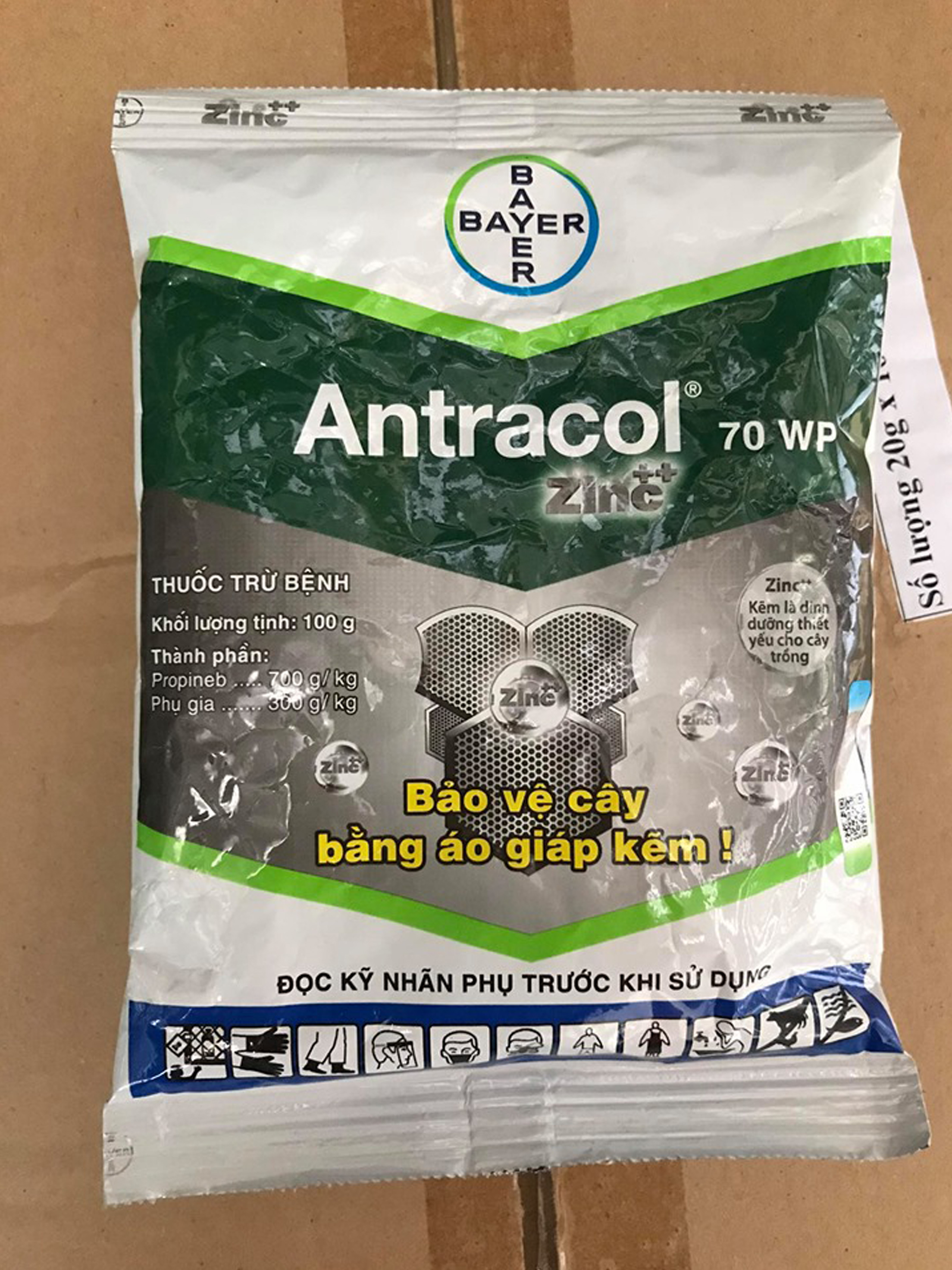 Thuốc trừ bệnh Antracol 70WP 100gam