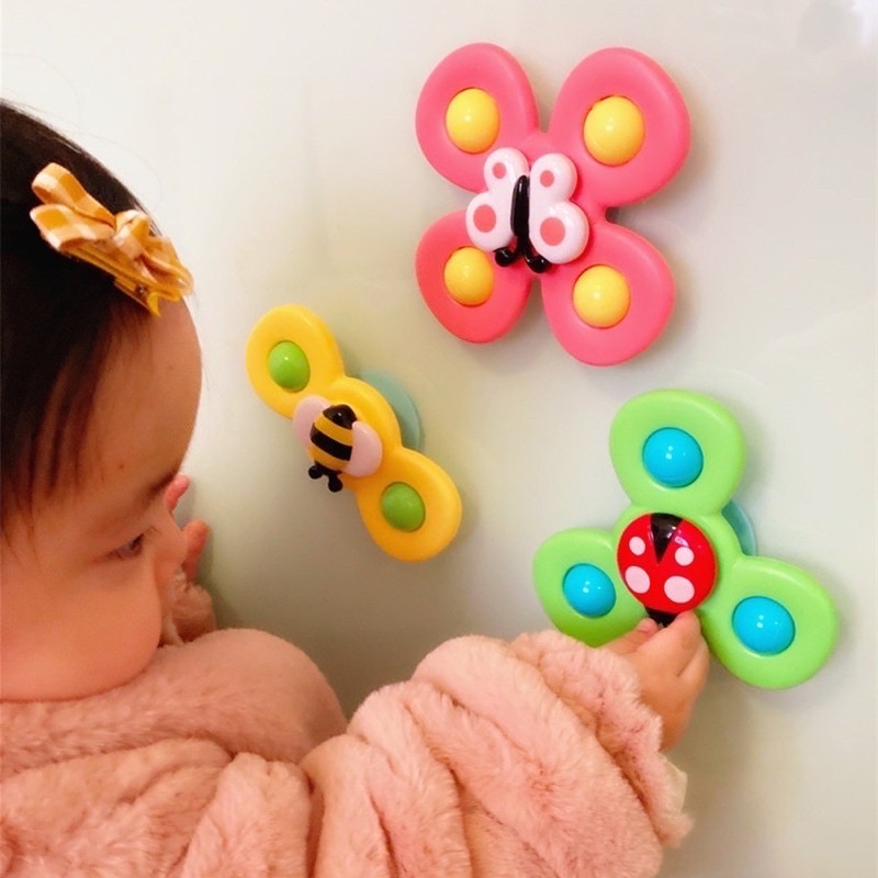 (HÀNG LOẠI 1 TO ĐẸP) Set 3 con quay chong chóng dán tường cho bé