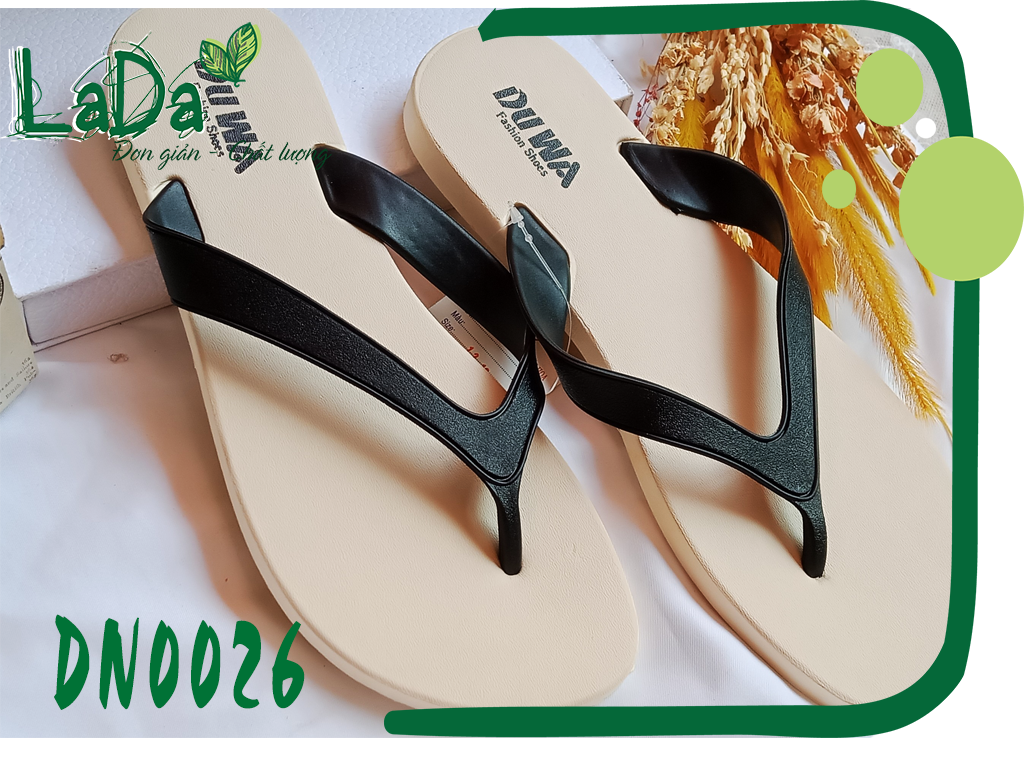 Dép Đúc Quai Kẹp Nữ Màu Trơn Siêu Bền [DN0026]