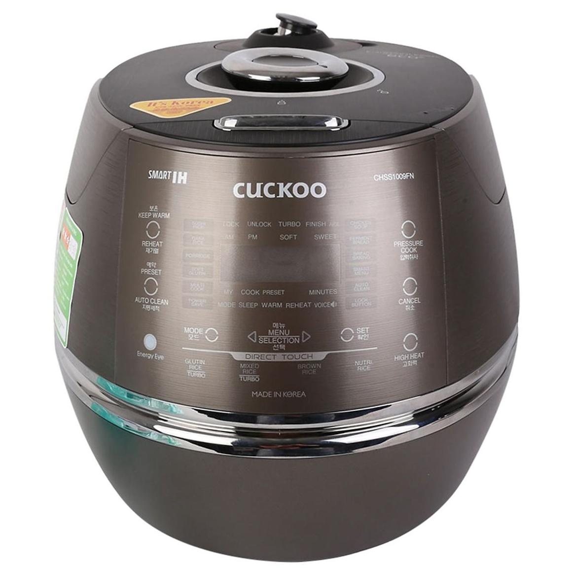 Nồi cơm cao tần áp suất cuckoo crp-chss1009fn - 1.8 lít