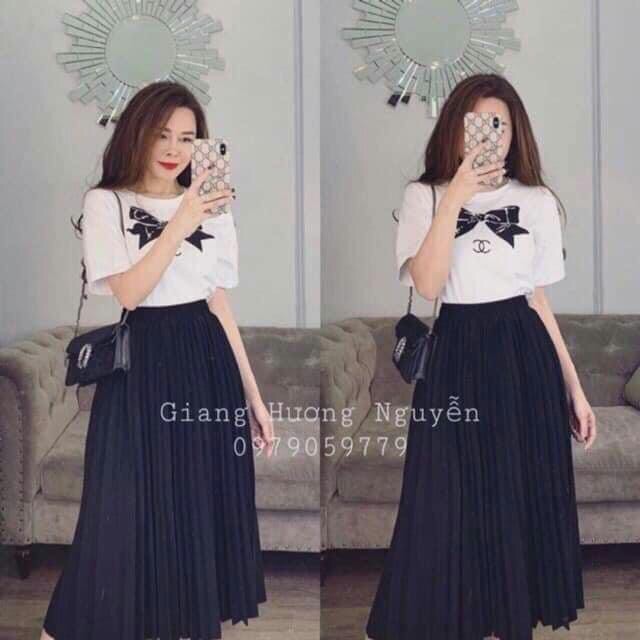Chân váy DẬP LY dáng xòe nhẹ siêu xinh