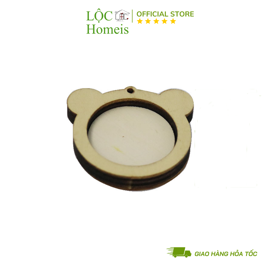 Khung gỗ mini làm móc khóa Handmade - LỘC Homeis