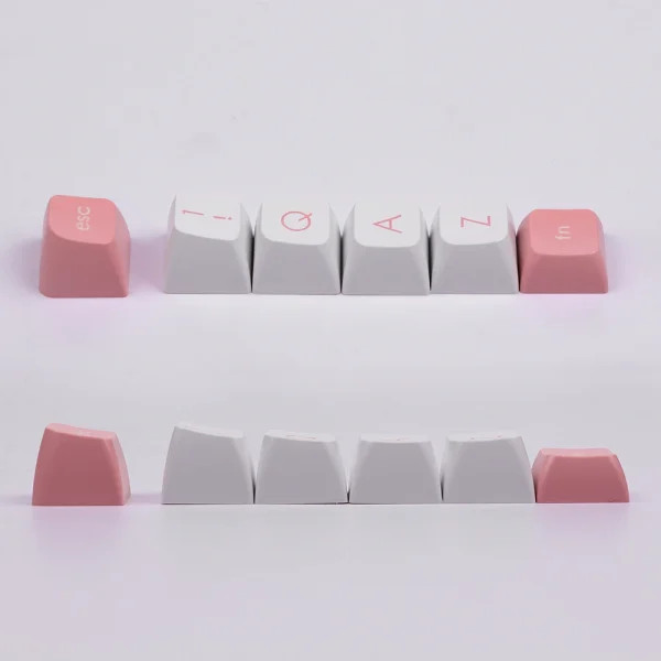 Bộ Keycap Ajazz Peace Kitty 129 phím (Chất liệu PBT / DoubleShot /JSA Profile/ ANSI Layout )
