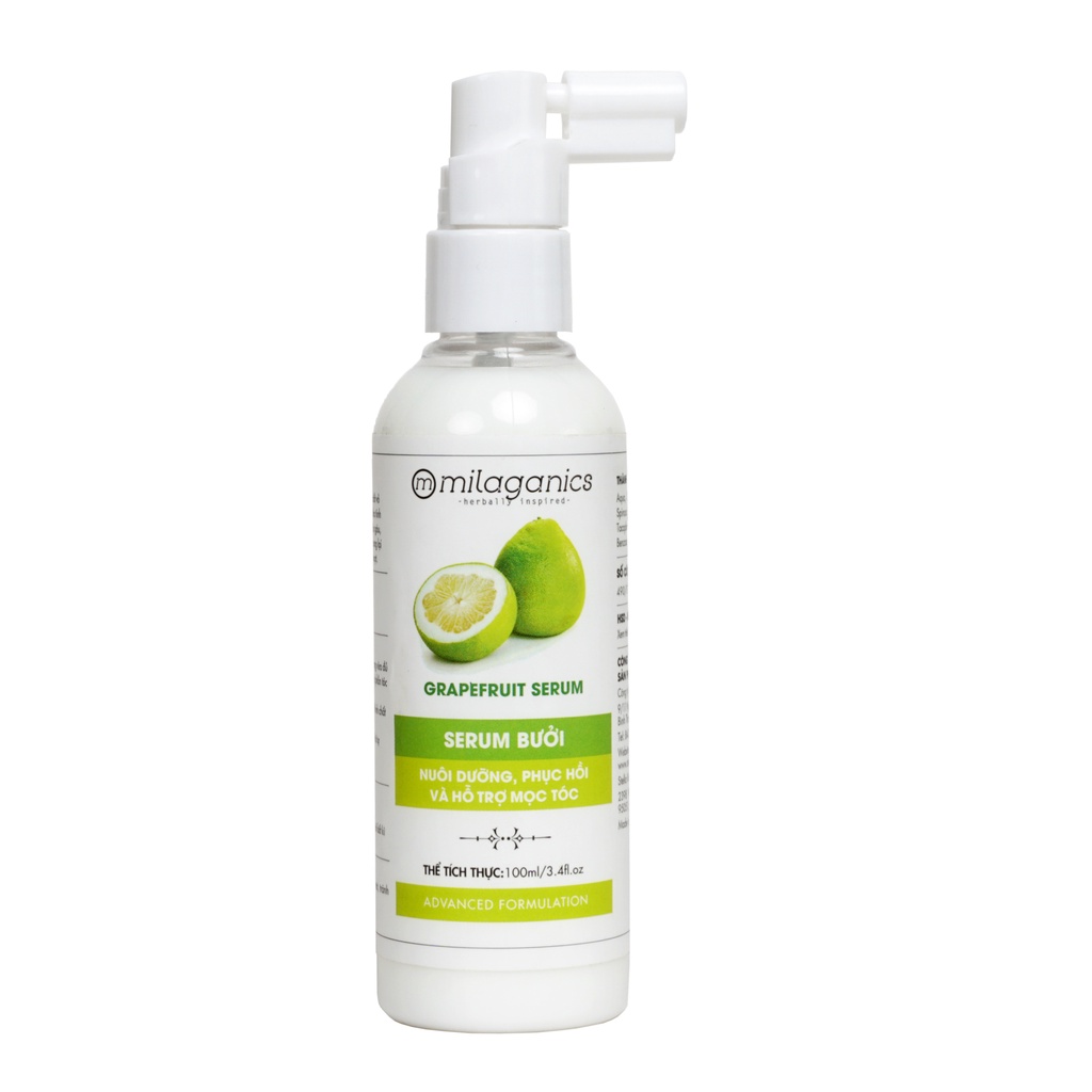 Combo dưỡng tóc chắc khỏe, mọc tóc: dầu dừa ép lạnh 250ml & xịt tinh dầu bưởi 100ml milaganics