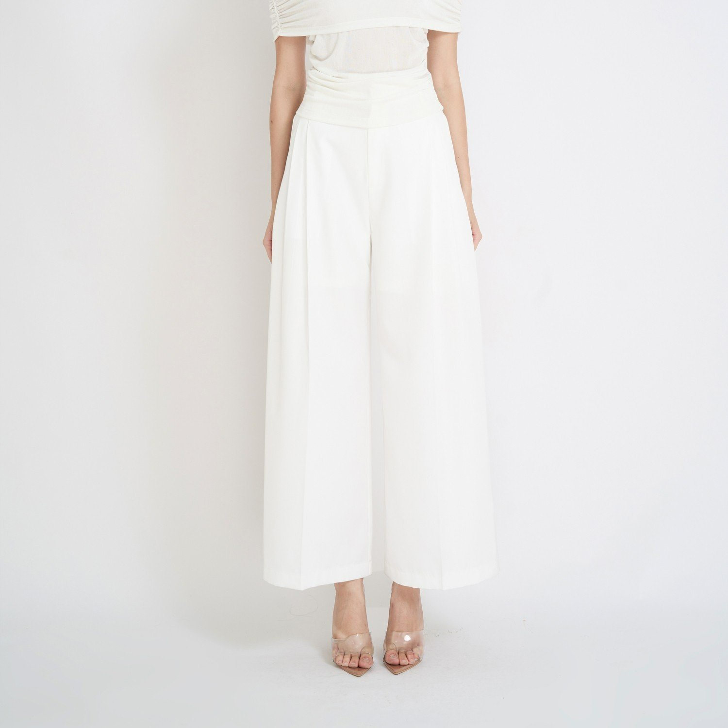 Quần ống rộng cotton lạnh Maybi