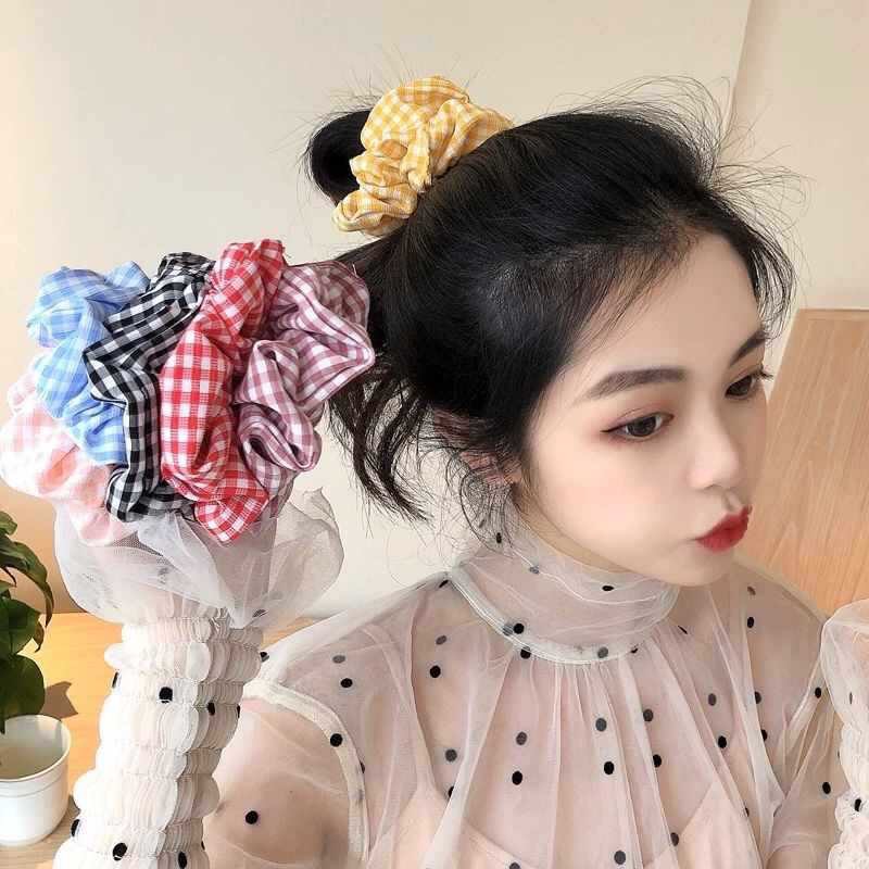 Cột Tóc Scrunchies Caro Dễ Thương HOT TREND PKTL0072