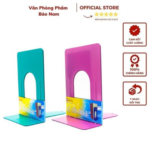 Kệ chặn sách hồng hà - 2 cỡ loại to 3073 - mã nhỡ 3340 chất lượng