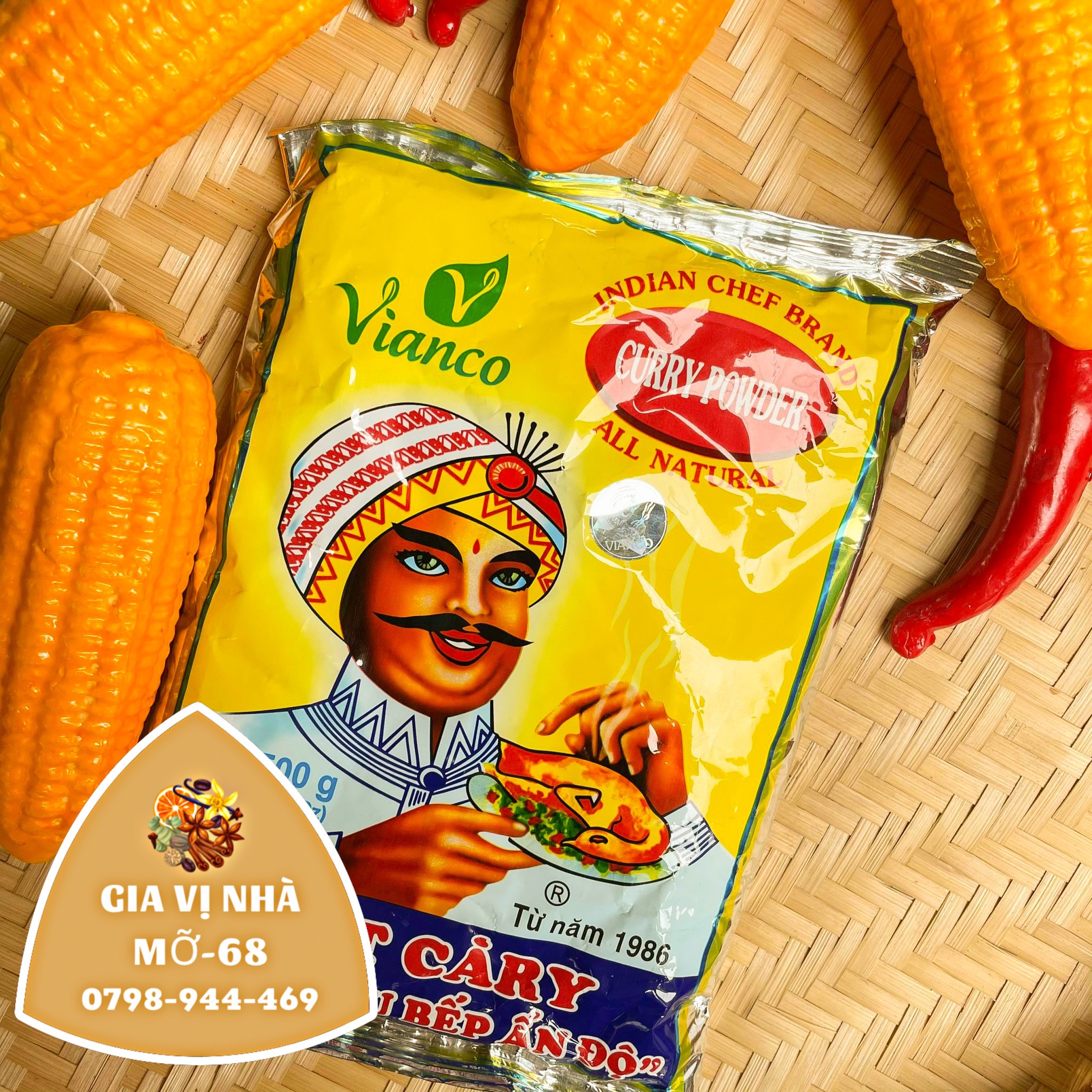 Bột cari việt ấn-100gr-500gr