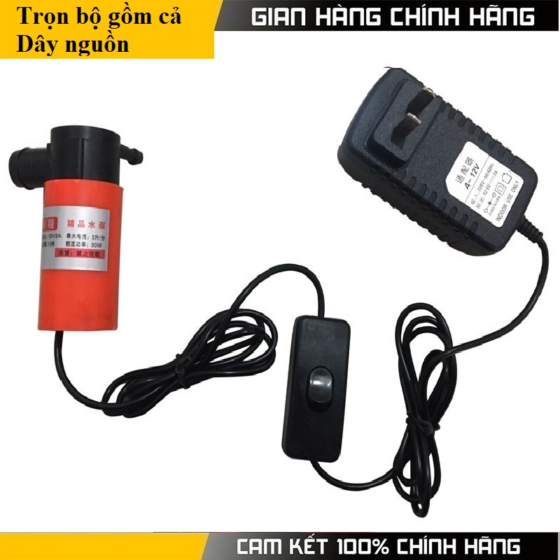 máy bơm nước mini 12v bơm nước cắt rãnh tường