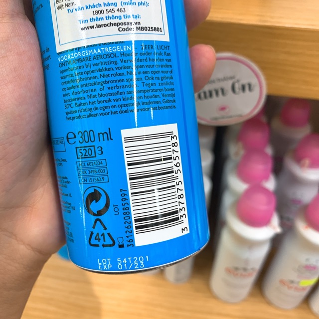 [HCM]Xịt khoáng da dầu mụn La Roche Posay SEROZINC ( 300mL )