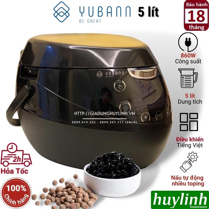 Nồi nấu trân châu tự động đa năng yubann gs-csx905x - 8 lít - tặng 1kg hạt trân châu